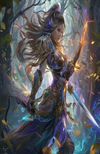Fantasy Female Warrior Wallpaper
