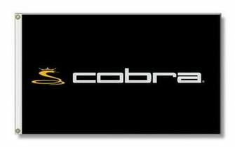 Cobra Golf Logo Flag