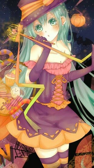 iPhone Wallpaper HD Cute Halloween Background