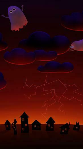 Halloween Gathering Storm iPhone6 Wallpaper