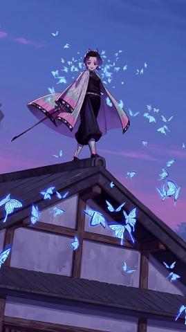 Shinobu Butterflies Kimetsu No Yaiba 4k Wallpaper