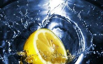 Desktop Wallpaper Non Nude Lemon In Water