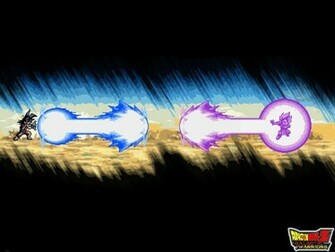 Goku S Kamehameha Vs Vegeta Galick Gun Wallpaper