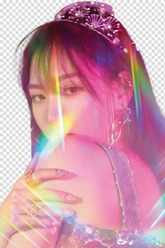 Red Velvet Really Bad Boy Woman Looking Over Her Left Shoulder