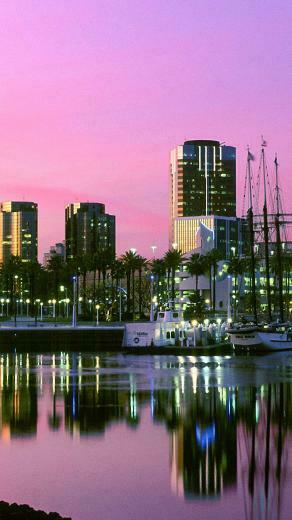 HD Seaside City Htc One Wallpaper Mobile Background