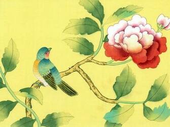 Griffin Wong Elegance In Silk Hand Painted Wallpaper Design