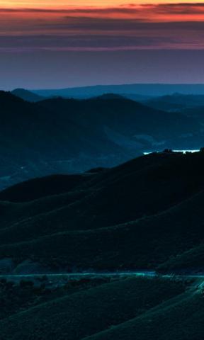 Silent Night Over The Appalachian Mountains HD Wallpaper
