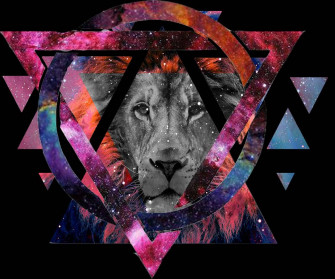 Galaxy Lion Wallpaper