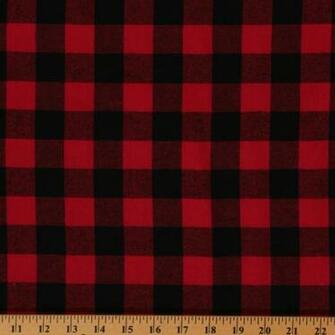 Red Buffalo Check Fabric For