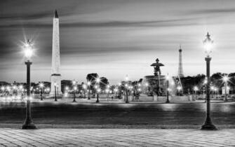 Black And White Paris Wallpaper HD Pretty