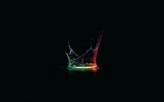 Colourful Water Splash Wallpaper Stock