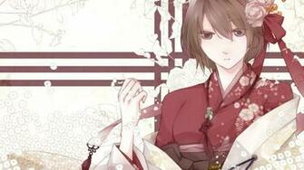 Wallpaper Vocaloid Yukata Meiko Anime Japan