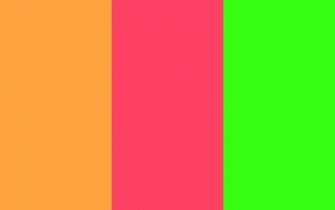 Neon Carrot Fuchsia Green Three Color Background Jpg