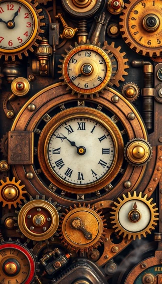 Steampunk Phone Wallpaper