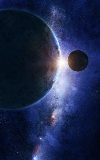 Wallpaper Planet Satellite Space Universe