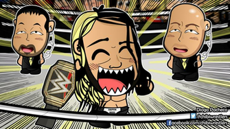 Seth Rollins Wwe Chibi Wallpaper By Kapaeme