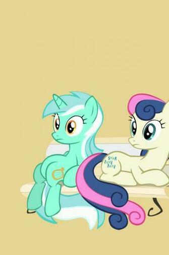 Mlp iPhone Wallpaper Lyra And Bon By Doctorpants On