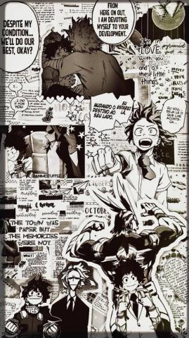 All Might Collage In Hero Wallpaper Anime Cute