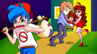 Sad Story Girlfriend And Boyfriend Vs Huggy Wuggy In Squid Game