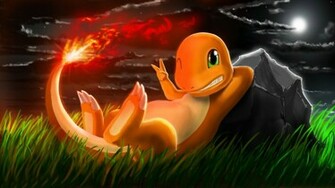Wallpaper Charmander Nature Pokemon Funny Drake HD Anime Manga