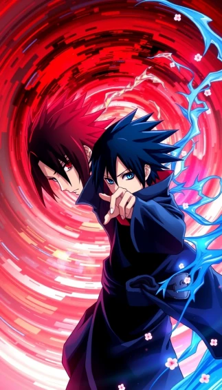 Itachi Sasuke Phone Wallpaper