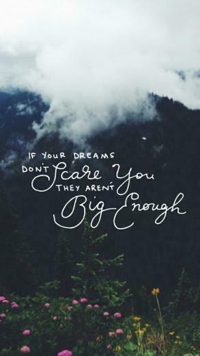 Background Dream Big Dreams Quote Wallpaper