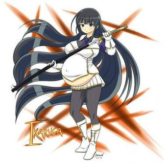 Senran Kagura Preggo Ikaruga By Marrazan