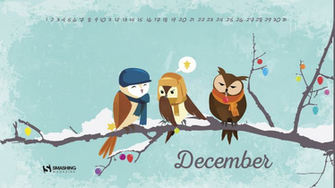 Desktop Wallpaper Calendars December Christmas Edition