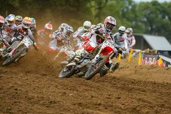 Dirtbike Moto Motocross Race Racing Motorbike Honda Ga Wallpaper