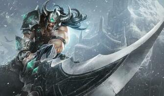 Video Game League Of Legends Tryndamere Warrior Wallpaper