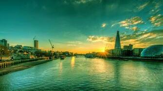London Sunset United Kingdom Wallpaper