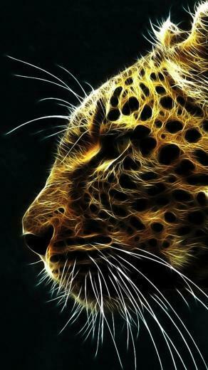 Abstract Tiger Galaxy Note Wallpaper HD