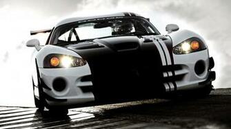 White Dodge Viper Acr HD Wallpaper Background