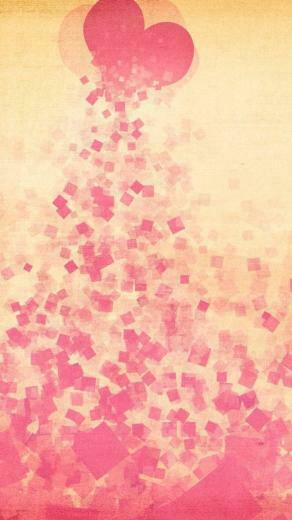 Love Heart Glitter Wallpaper iPhone
