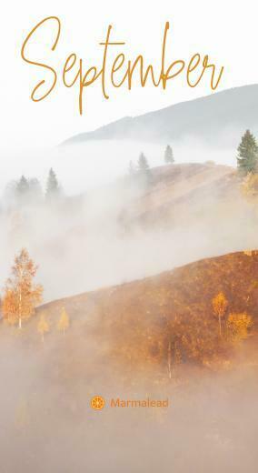 September Desktop Calendar From Marmalead