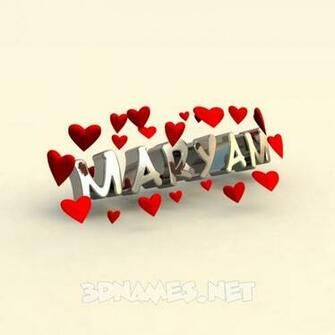 Maryam Name 3d Names For The Of