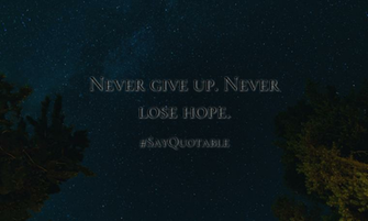 Quotes About Never Give Up Lose Hope With Image