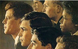 Norman Rockwell Oil Painting Wallpaper People HD