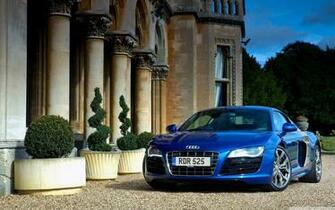 Audi R8 V10 Blue 4k HD Desktop Wallpaper For Ultra Tv