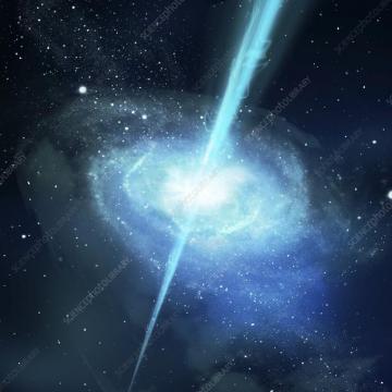 Gamma Ray Burst Illustration Stock Image C023 Science