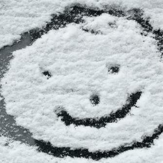 iPad Wallpaper Snow Smiley Funny Mini