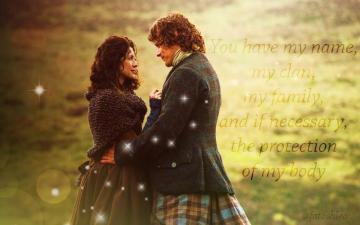 Claire And Jamie Fraser Wallpaper