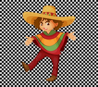 Cartoon Background Clipart Mexico Video Illustration