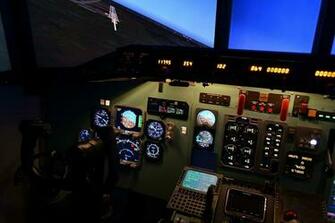 HD Wallpaper Simulator Aviation The Md Dc Cockpit