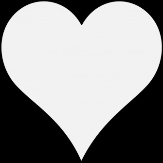 White Heart Wallpaper