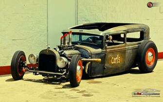Retro Rat Rods Hot Classic Custom Tuning Wallpaper Background