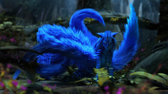 Wallpaper Id Creature Colorful Blue Artwork Fantasy