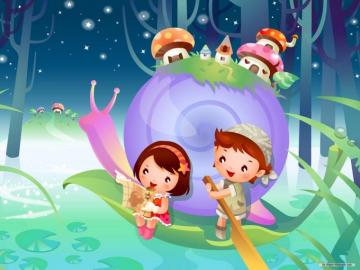 Wallpaper Cartoon Children Games