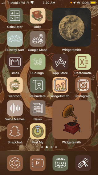 My Fall Cottagecore Phone Screen Wallpaper