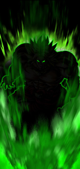 Broly Z Minimalist Contrast Wallpaper Sorry For The Delay Guys